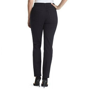 Amanda Black Petite Jeans - Classic Rise Ankle Pants - 4P
